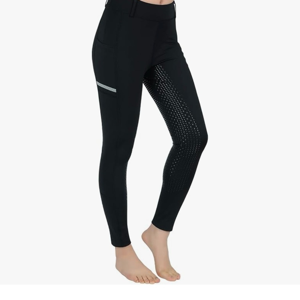 Horse Riding Pants Equestrian Girls Full Seat Silicone Breeches